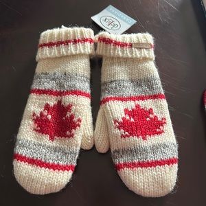 Mittens…with the Canadian Maple Leaf